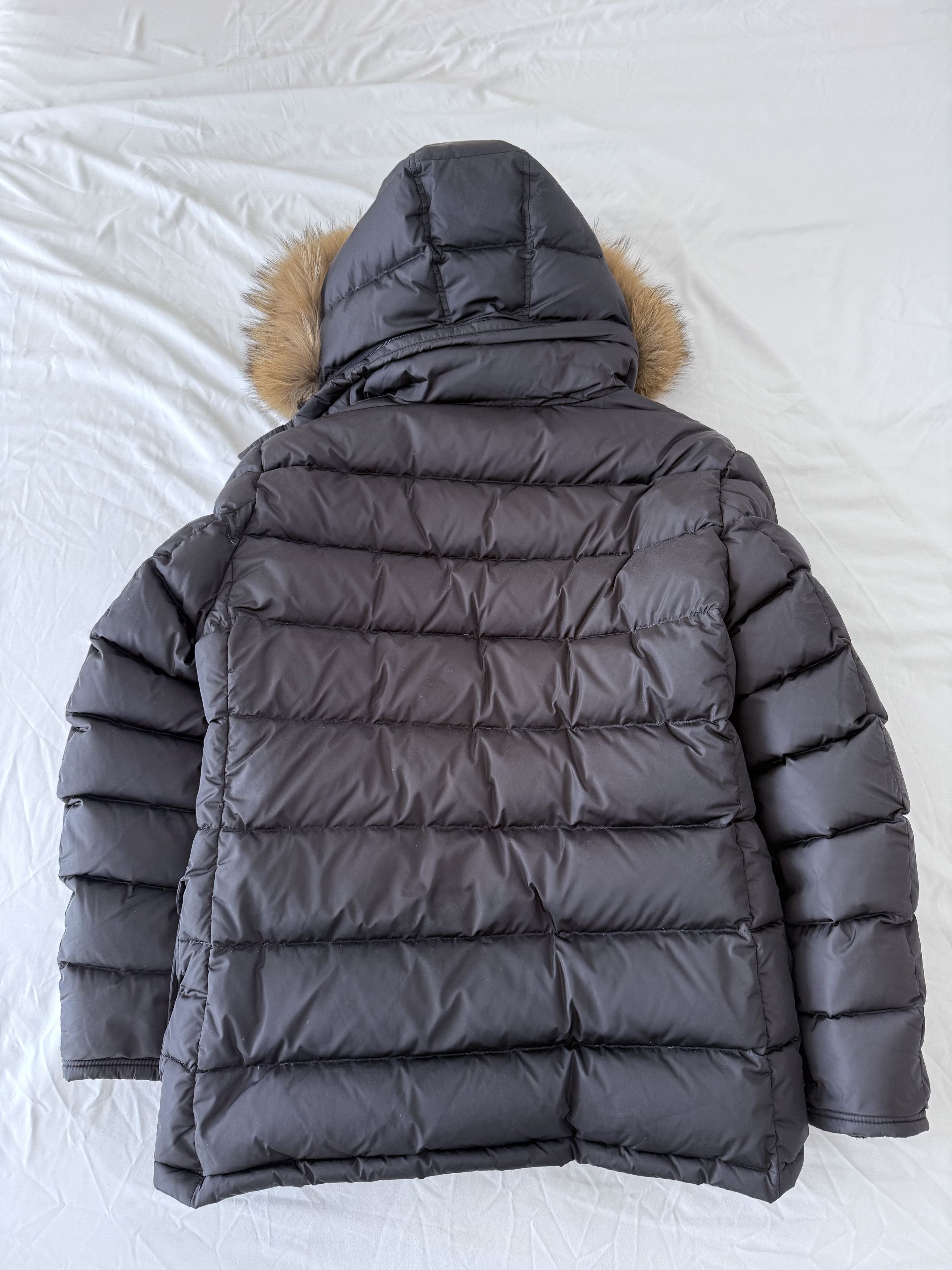 Moncler Moncler Cluny Fur Jacket Men Black L Size US L / EU 52-54 / 3 - 2 Thumbnail