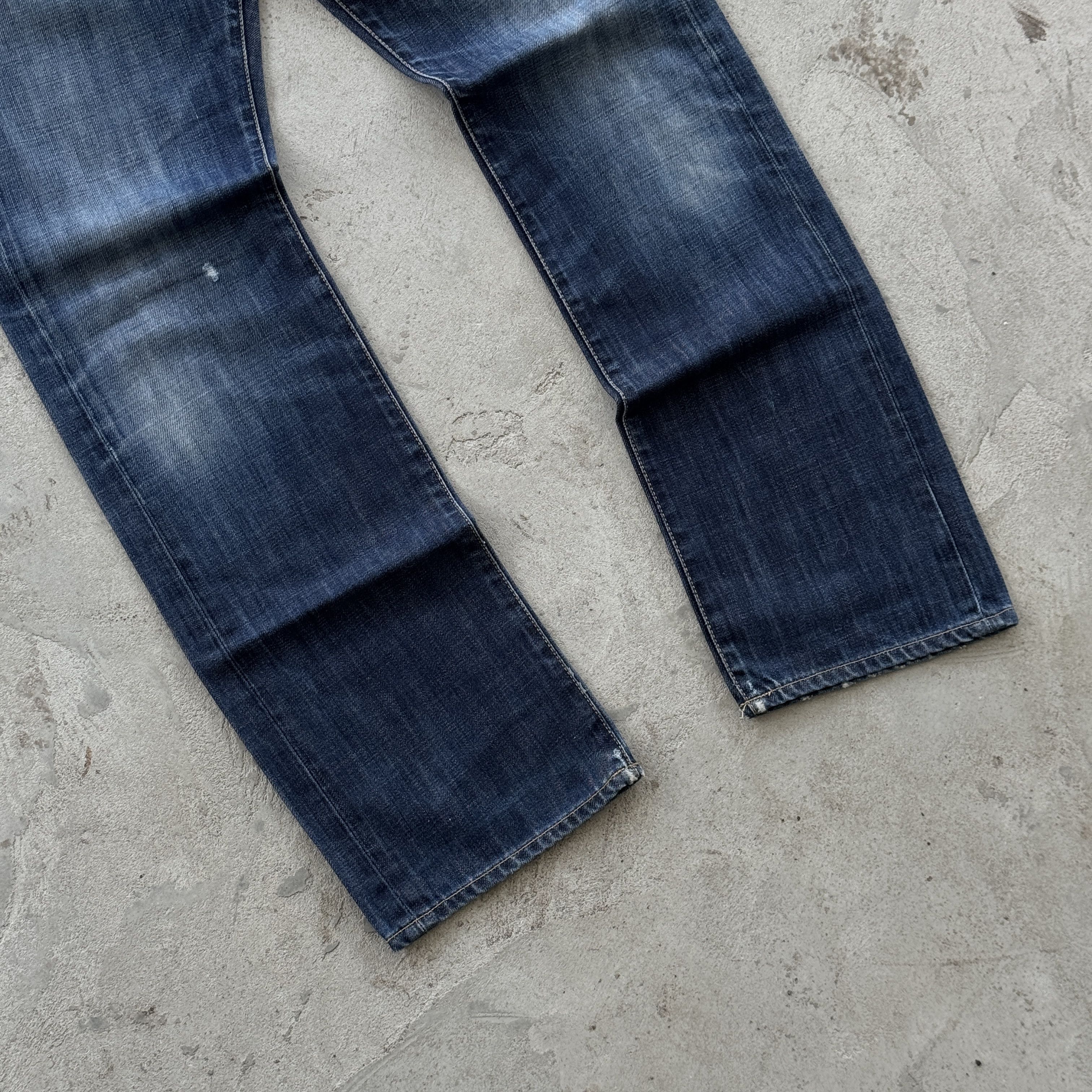 Edwin Edwin ED-47 Regular Straight Indigo Denim Jeans 30x32 Size US 30 / EU 46 - 9 Thumbnail