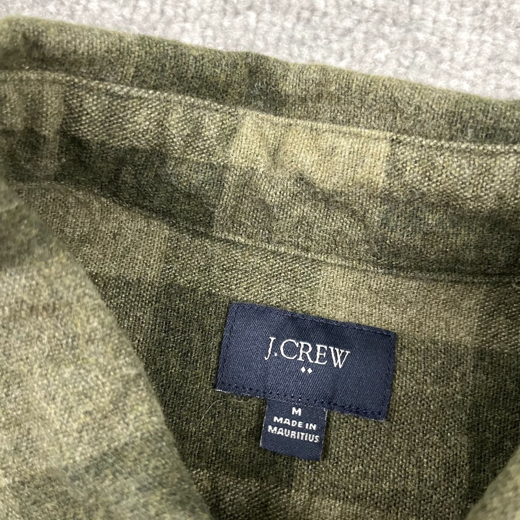 J.Crew J. Crew Shirt Men Medium Green Plaid Rugged Flannel Elbow Pad Button Down Hiking Size US M / EU 48-50 / 2 - 3 Thumbnail
