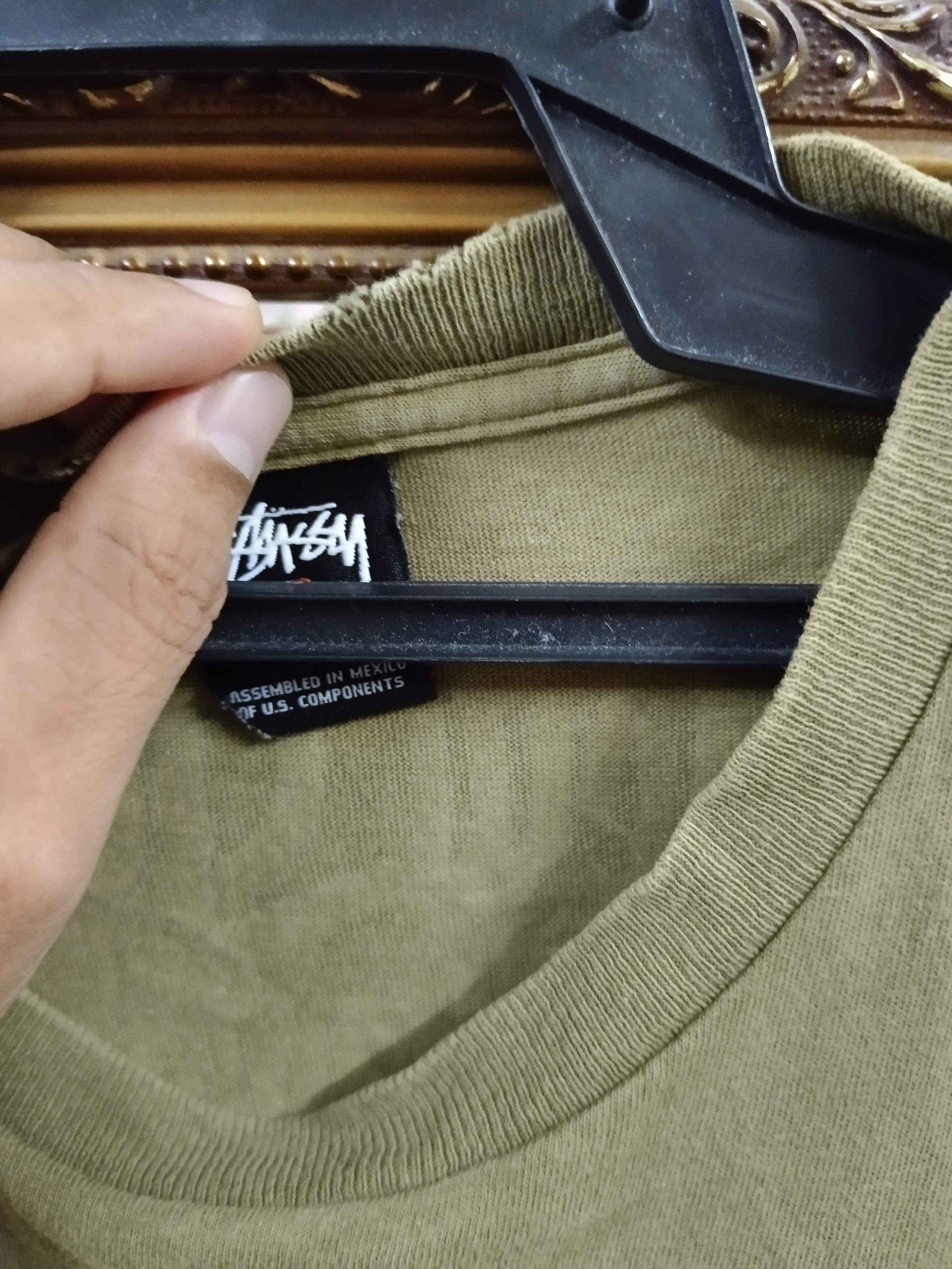 Stussy × Vintage DiSTRESSED 90s STUSSY OLD SKULL TRIBE Size US L / EU 52-54 / 3 - 5 Thumbnail