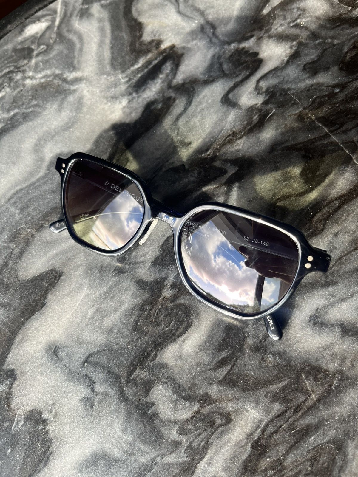 Other Delirious Scriba 52 Black Sunglasses Size ONE SIZE - 5 Thumbnail