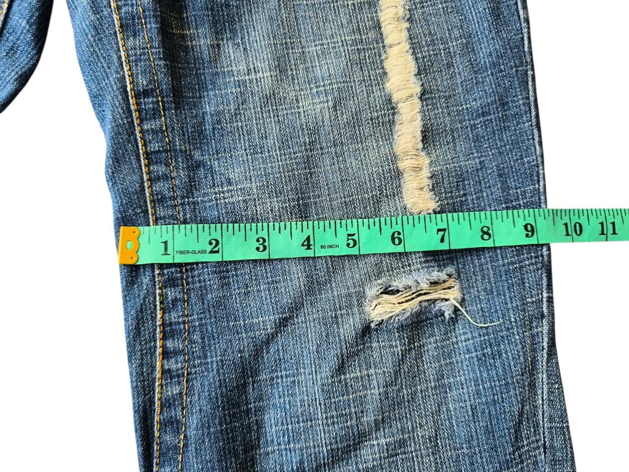 True Religion True Religion Flared Distressed Denim Size US 33 - 12 Thumbnail