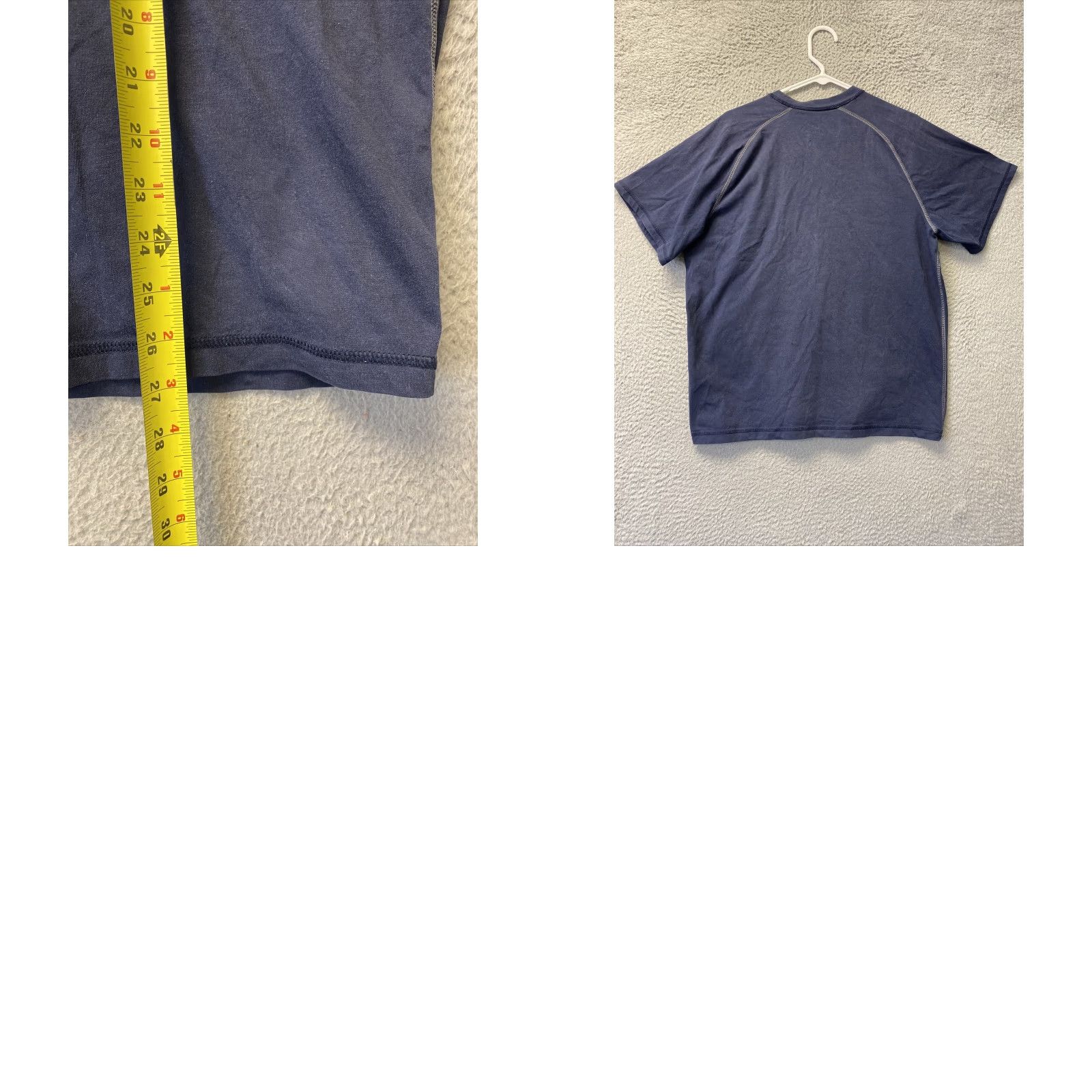 Nike Nike Shirt Mens Blue Dri-Fit Short Sleeve Logo Swoosh Large 98-51 Size US L / EU 52-54 / 3 - 8 Thumbnail