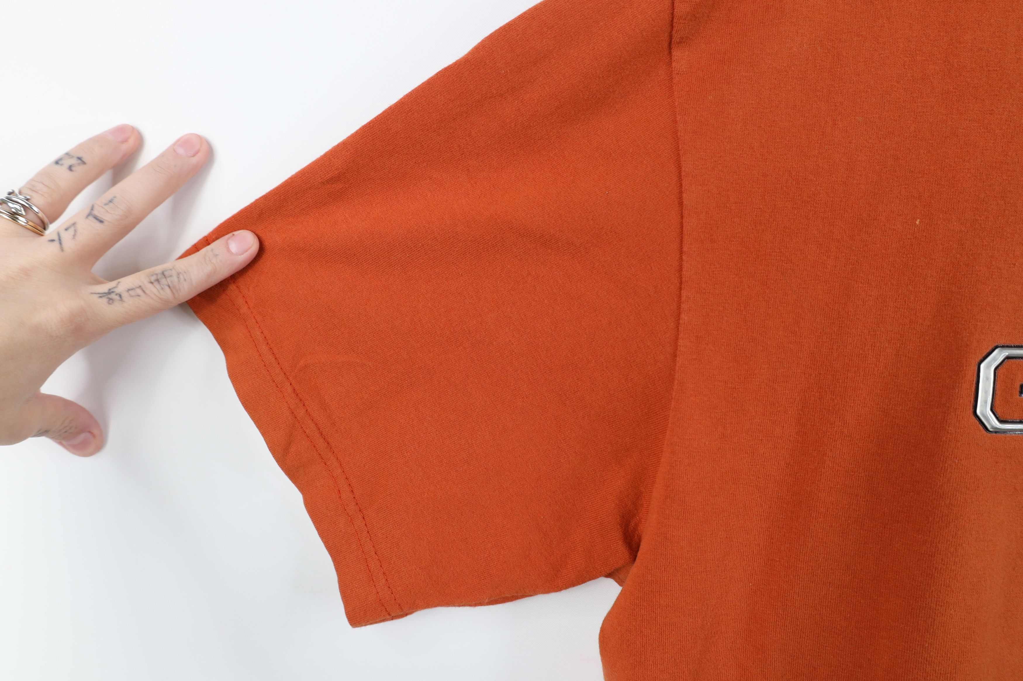 Guess Vintage 90s Y2K Guess Spell Out Short Sleeve T-Shirt Orange Size US XL / EU 56 / 4 - 9 Thumbnail