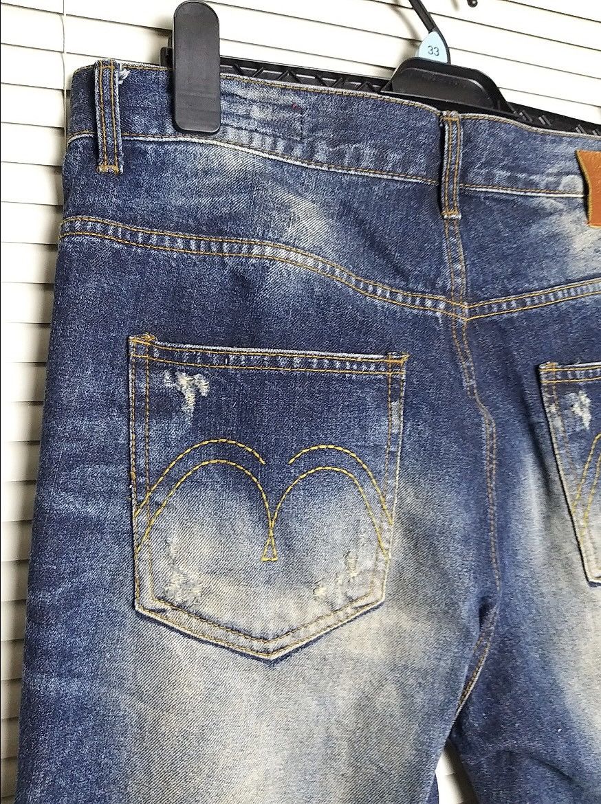Sugar Cane VTG SUGAR CANE X TOKISHIRAZU COLLABORATION DISTRESSED JEANS Size US 35 - 8 Thumbnail