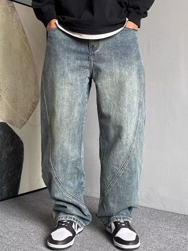 Japanese Brand × Jean Straight tube loose retro jeans Size US 32 / EU 48 - 2 Thumbnail