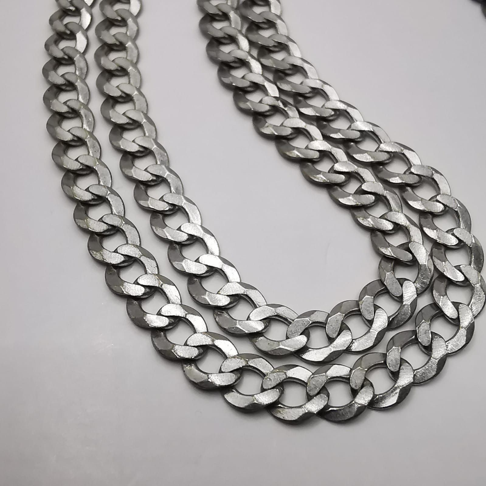 Sterling Silver Vintage Jewelry Chain, 925 Sterling Silver, Signed 12,55g Size ONE SIZE - 5 Thumbnail