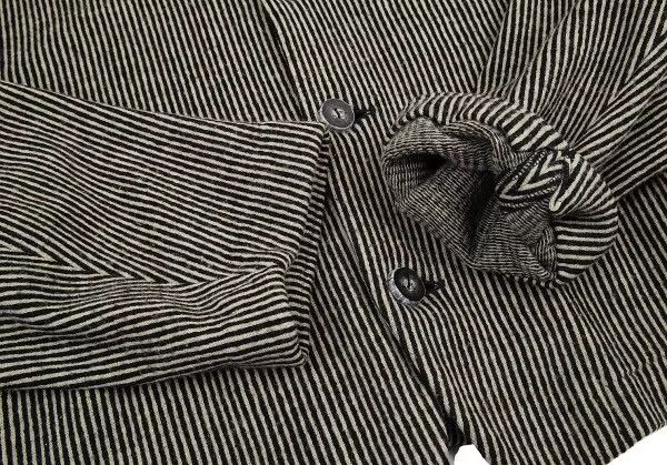 Issey Miyake issey miyake Wool blend striped coat Size US M / EU 48-50 / 2 - 4 Thumbnail