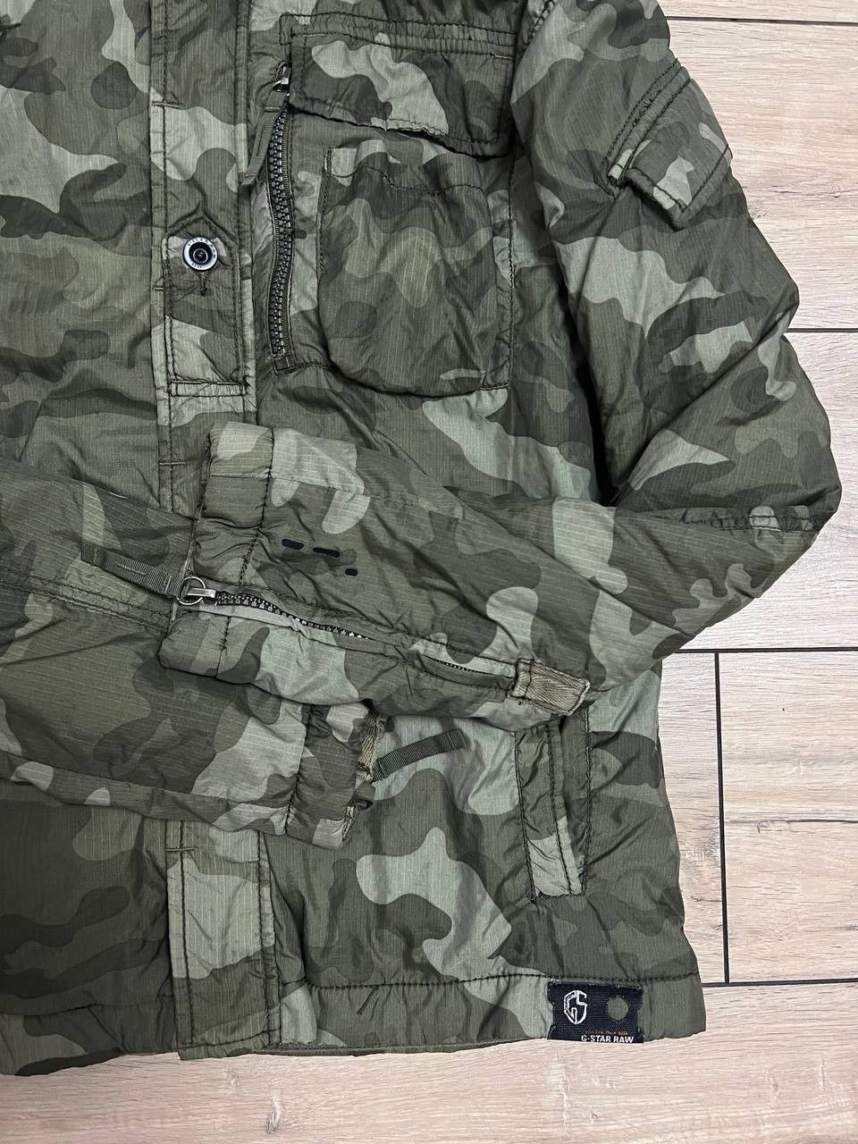 G-Star G-Star RAW Vintage Camo Military Khaki Insulated Jacket XL Size US XL / EU 56 / 4 - 6 Thumbnail