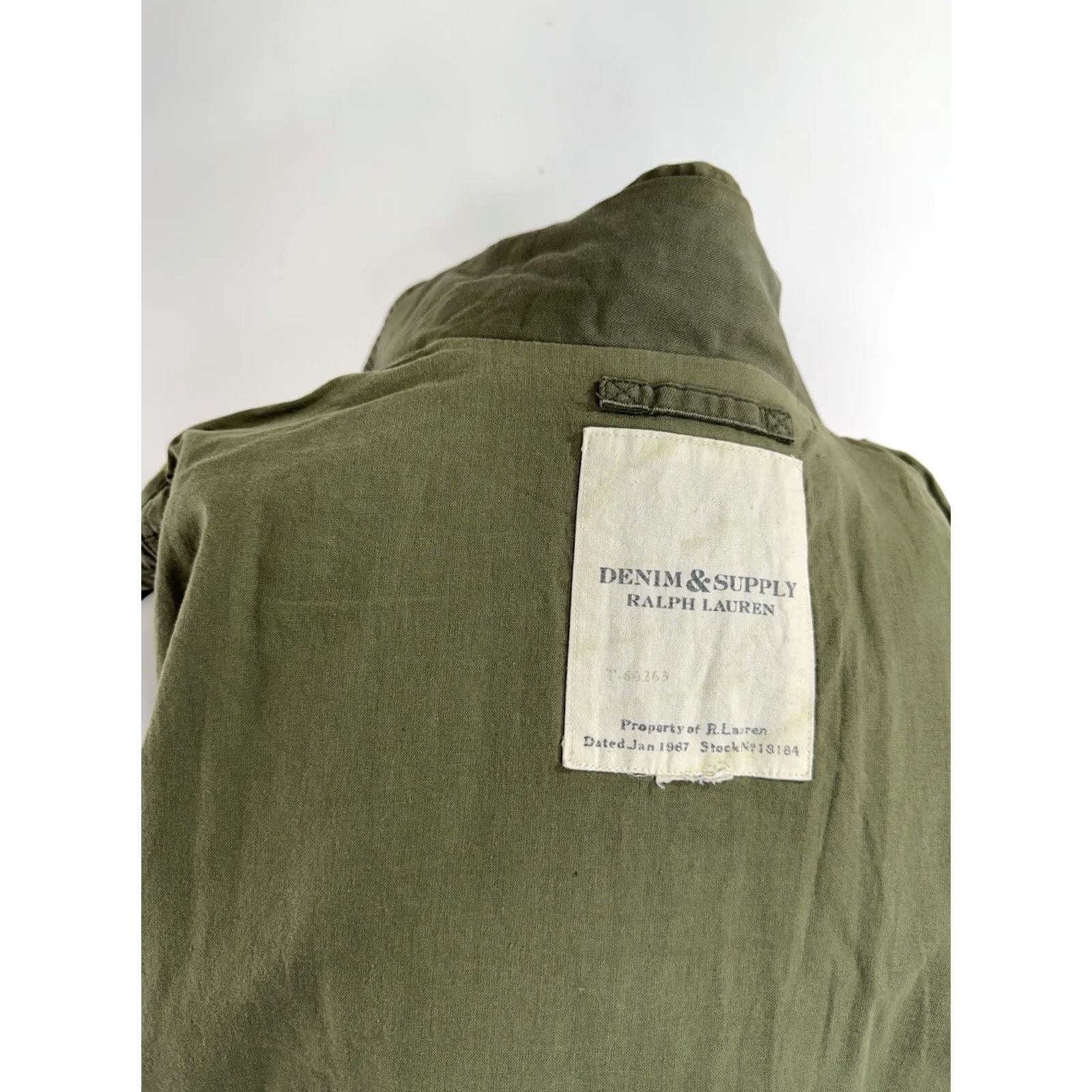 Ralph Lauren RALPH LAUREN Denim & Supply Military USA XL Distressed Hood Vest Shirt Men Green USA Military Distressed Hooded Vest XL Mens Size US XL / EU 56 / 4 - 6 Thumbnail
