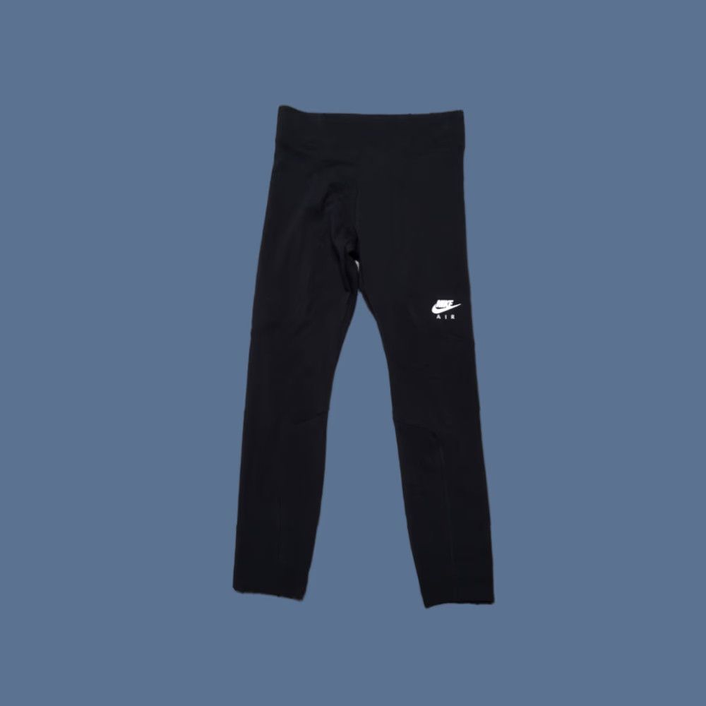 Nike Nike Women's 7/8 Tight Fit Air Logo Leggings Black NWT Retro Casual Pants Womens Size 28" / US 6 / IT 42 - 1 Thumbnail