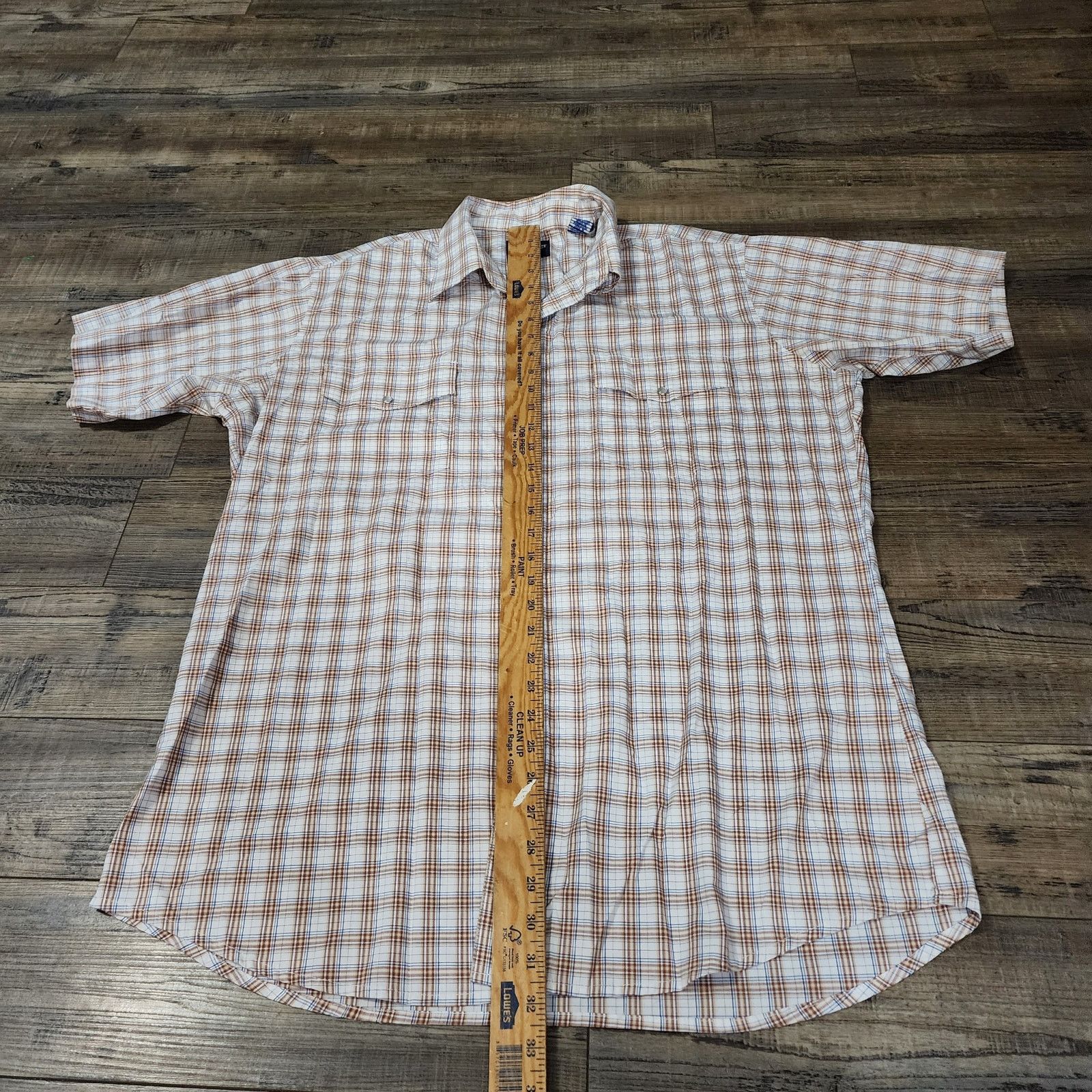 Wrangler Wrangler short sleeve pearl snap shirt XLT 2240 Size US XL / EU 56 / 4 - 2 Thumbnail