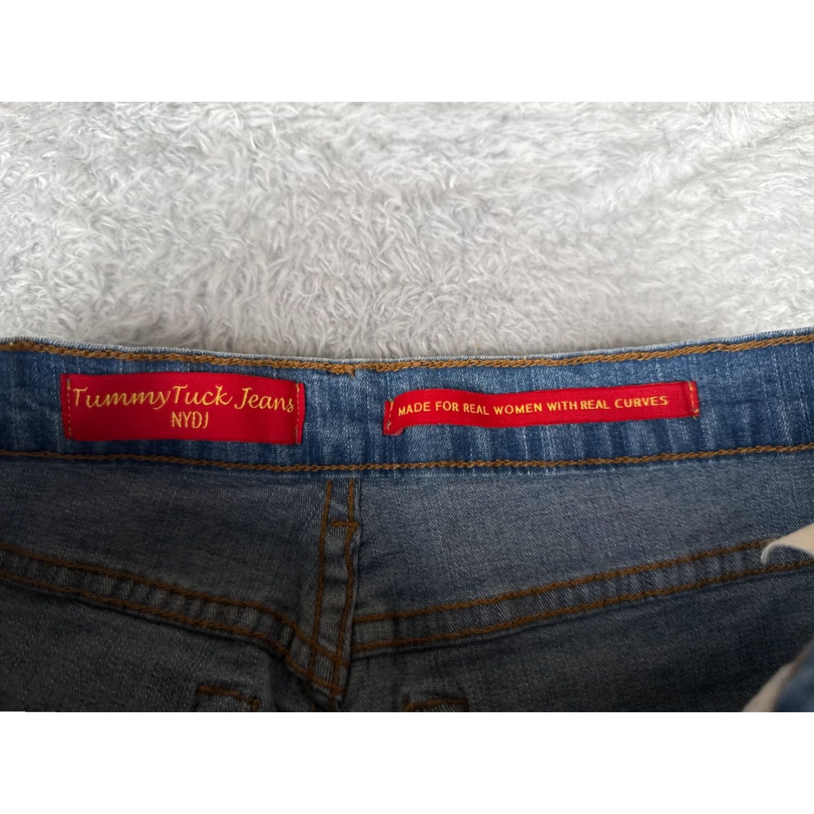 NYDJ NYDJ Jeans Womens 6 Blue Straight Leg Denim Cotton Blend Stretch Size 28" / US 6 / IT 42 - 6 Thumbnail