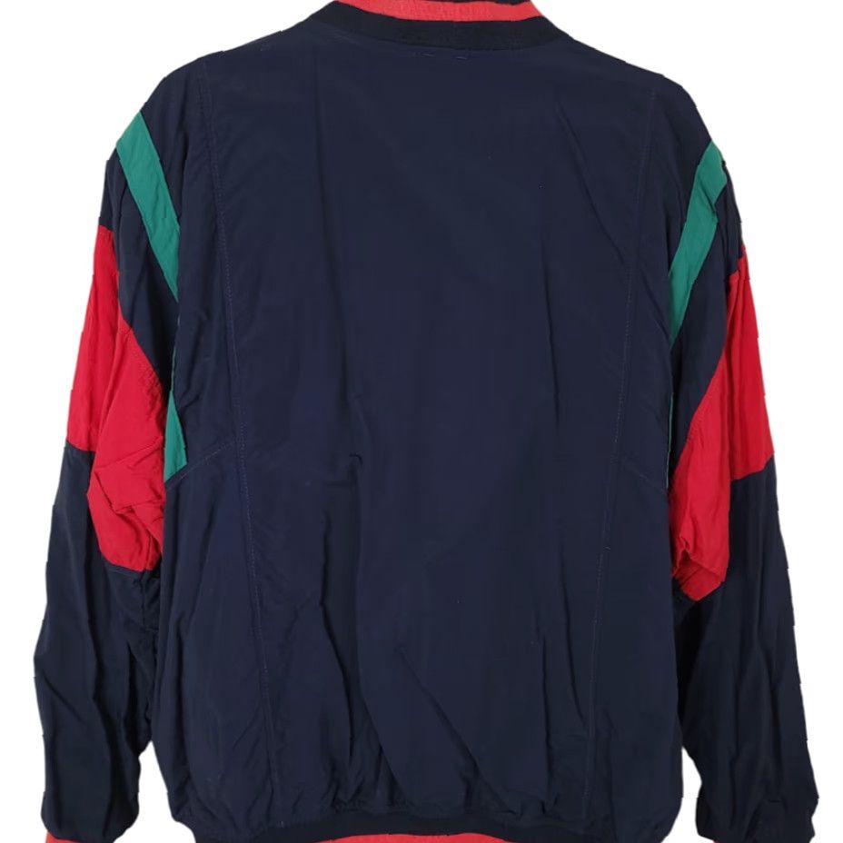 Vintage VINTAGE Duffel Sportswear Bomber Jacket Mens Size Large 80s 90s Made In USA Striped Blue Cotton Blend Full Zip Mens Size US L / EU 52-54 / 3 - 3 Thumbnail