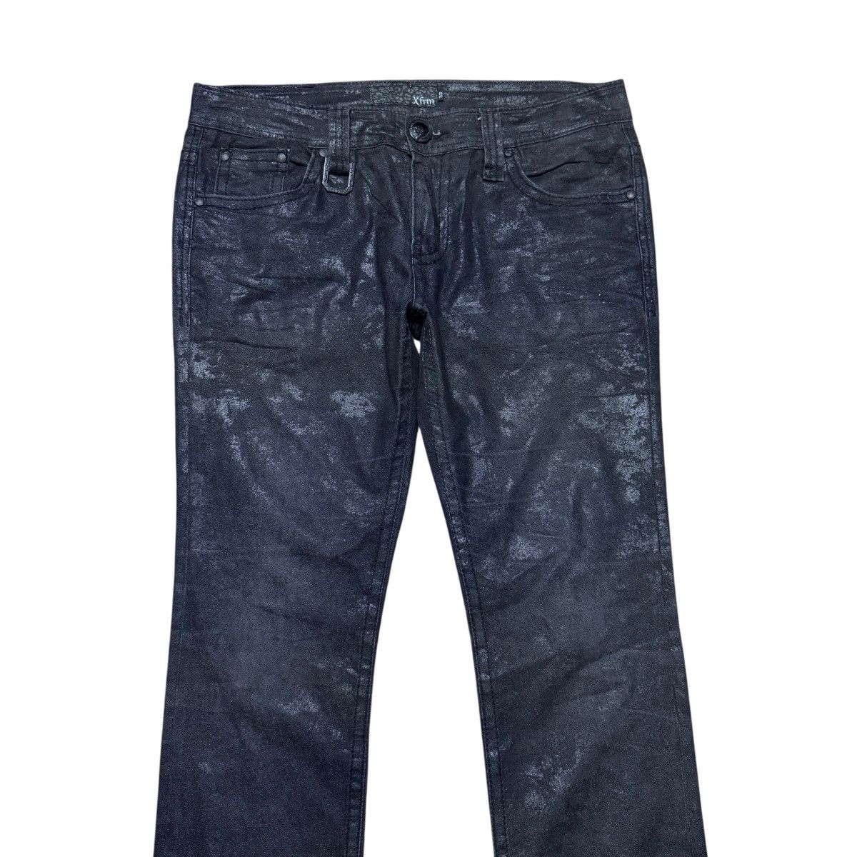 Le Grande Bleu (L.G.B.) Xfrm Black Waxed Denim Jeans 'The Outsider Rude Life & Vibe Size US 32 / EU 48 - 3 Thumbnail