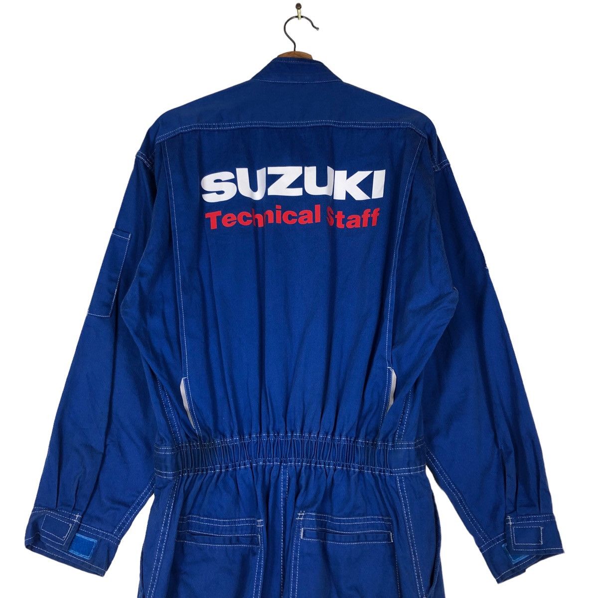 Japanese Brand 🔥Vintage Overall Racing Wear Suzuki Big Logo Size US 32 / EU 48 - 10 Thumbnail
