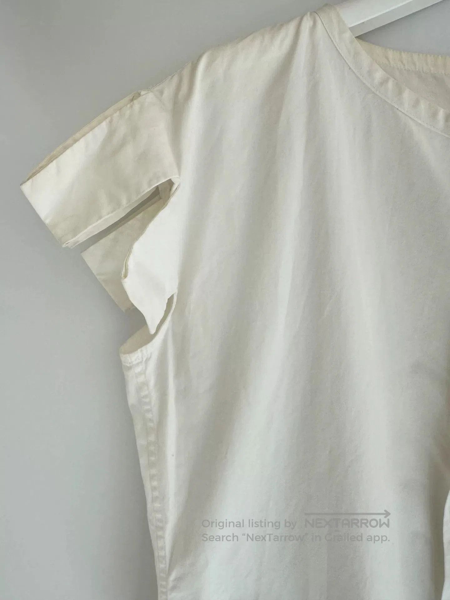 Y's Yohji Yamamoto Short Sleeve Blouse. Size M / US 6-8 / IT 42-44 - 6 Thumbnail