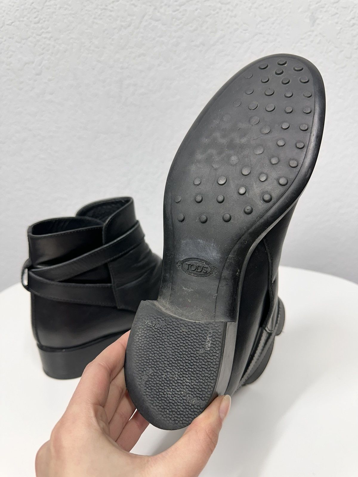 Tod's Vintage Guidi Style AS 98 Leather Boots Italy Design Poell Size US 7 / EU 40 - 11 Thumbnail