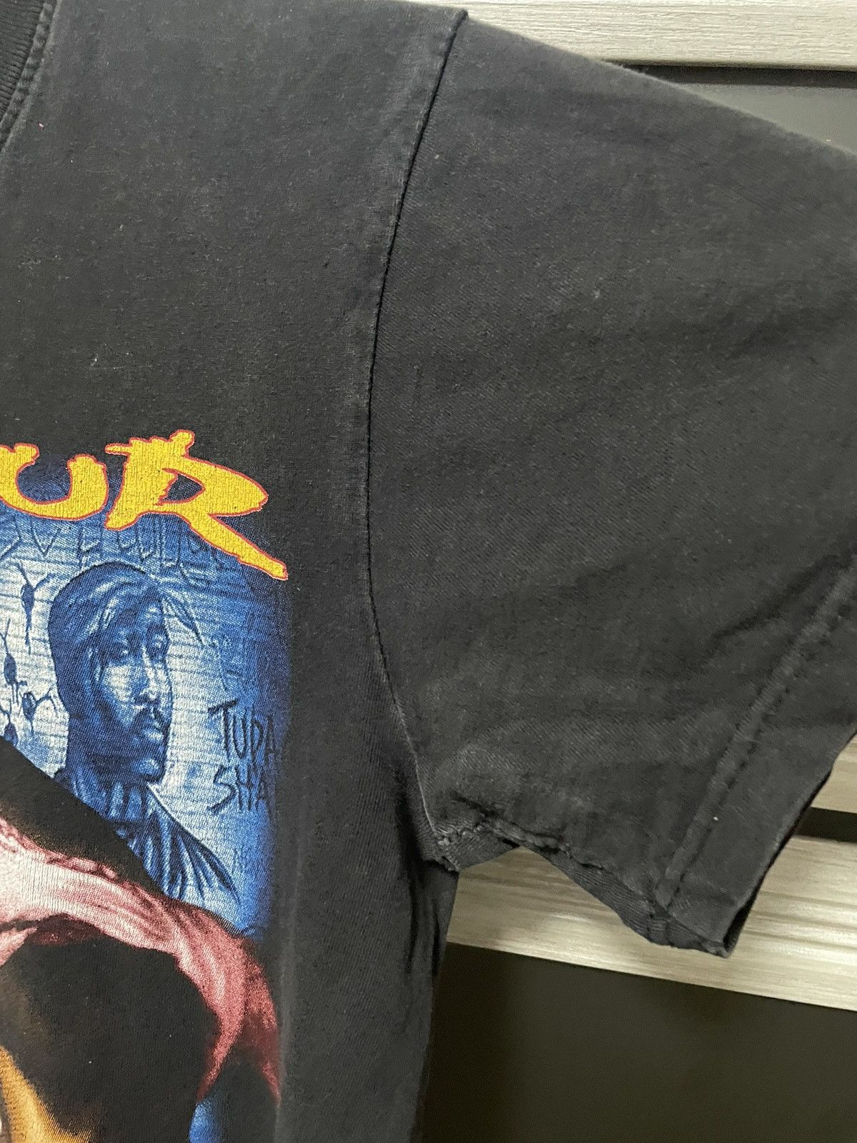Band Tees × Rap Tees × Vintage Vintage 90s Tupac Shakur T Shirt Rap Tee Size US S / EU 44-46 / 1 - 3 Thumbnail