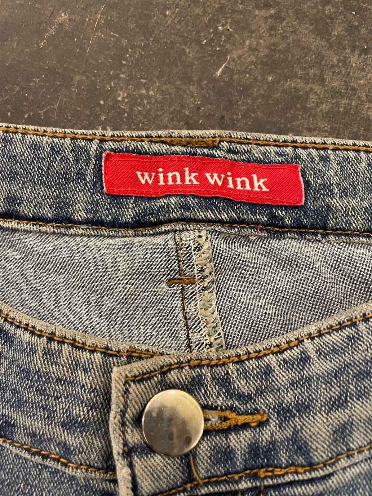 Hysteric Glamour Y2k Winkwink laced ifsixwasnine flare jeans Size 29" - 13 Thumbnail