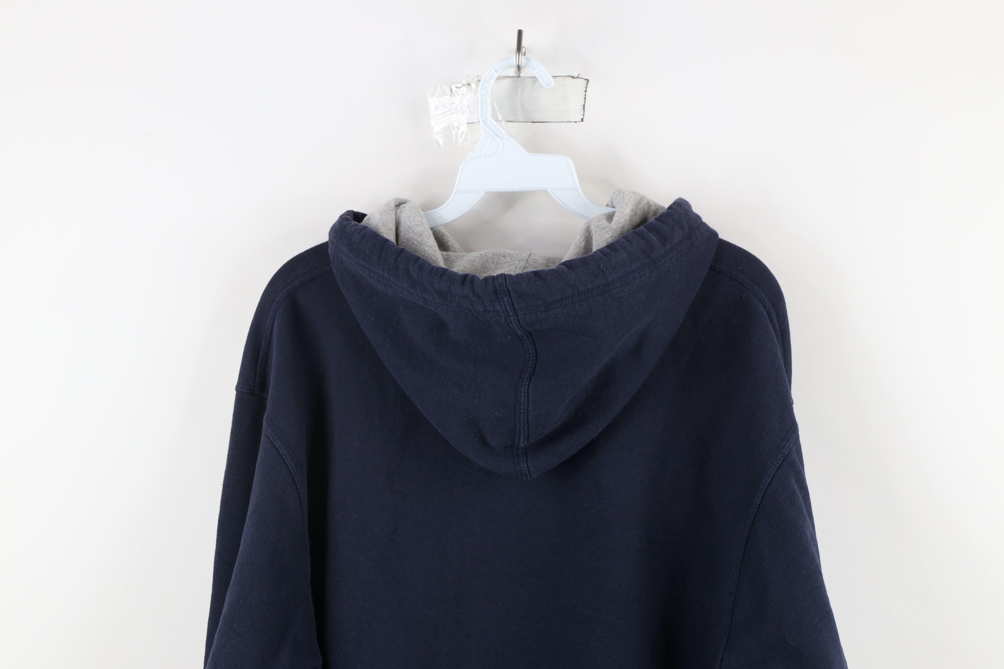 Champion × Vintage Vintage Champion Classic Logo Hoodie Sweatshirt Navy Blue Size US M / EU 48-50 / 2 - 11 Thumbnail