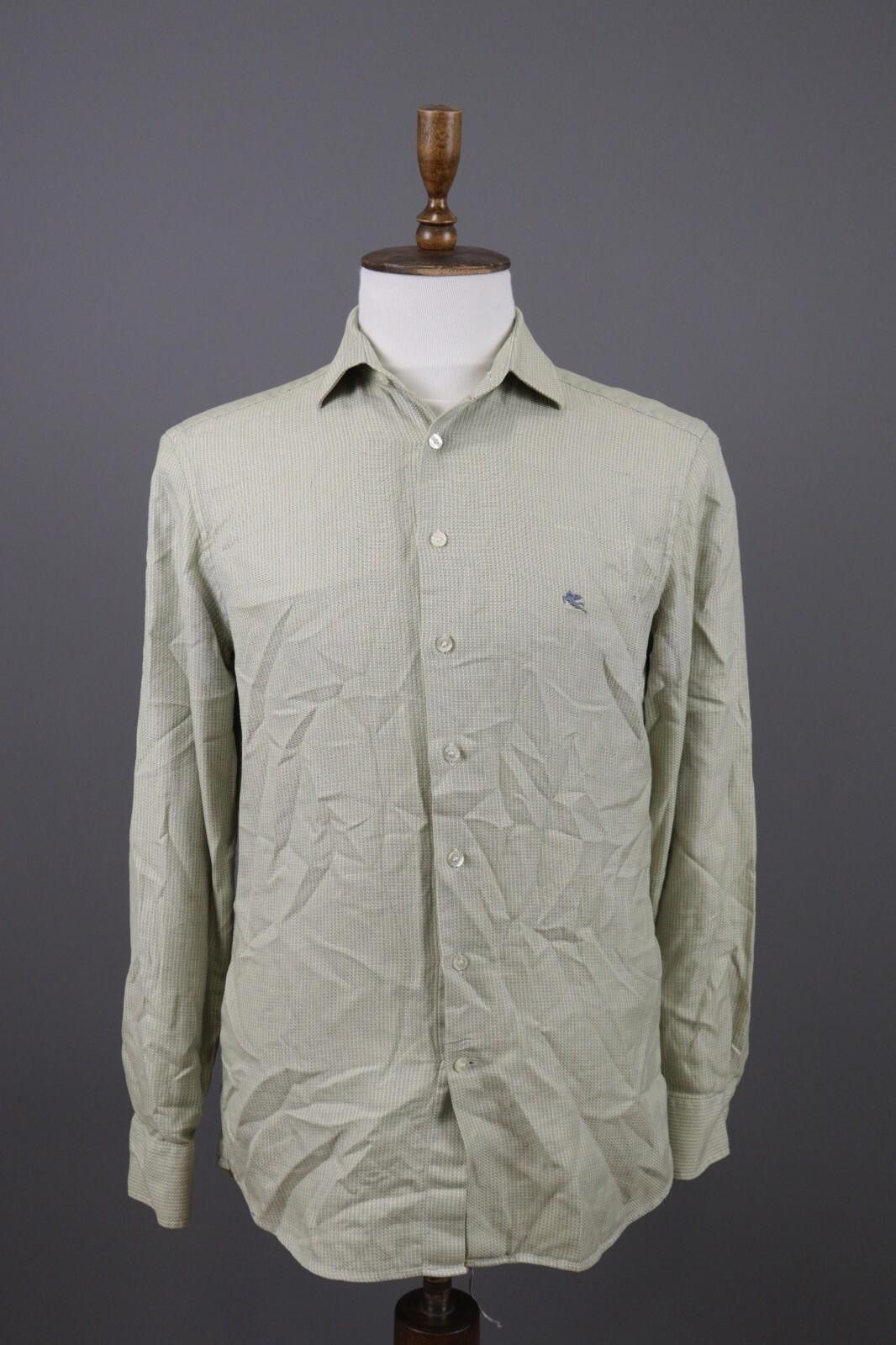 Etro Etro Milano Yellow Printed Button Down Shirt Size 40 Size US M / EU 48-50 / 2 - 1 Thumbnail