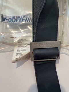 A-Cold-Wall* Utility Envelope Cross Body Bag - Black - ACWUG012WHL