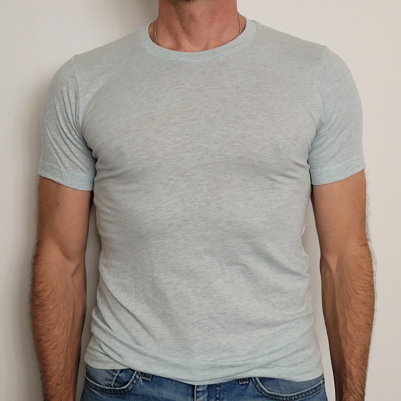 Other Bella + Canvas Men's S Light Blue Crewneck T-Shirt Soft Fit Size US S / EU 44-46 / 1 - 1 Thumbnail