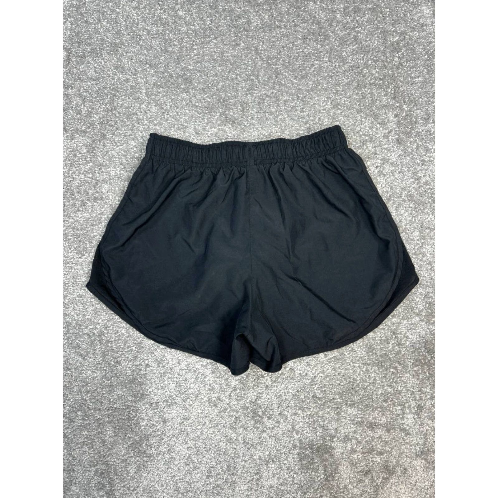 Nike Nike Running Tempo Shorts Womens Small Black Dri Fit Brief Liner Swoosh Logo Size 28" / US 6 / IT 42 - 2 Thumbnail
