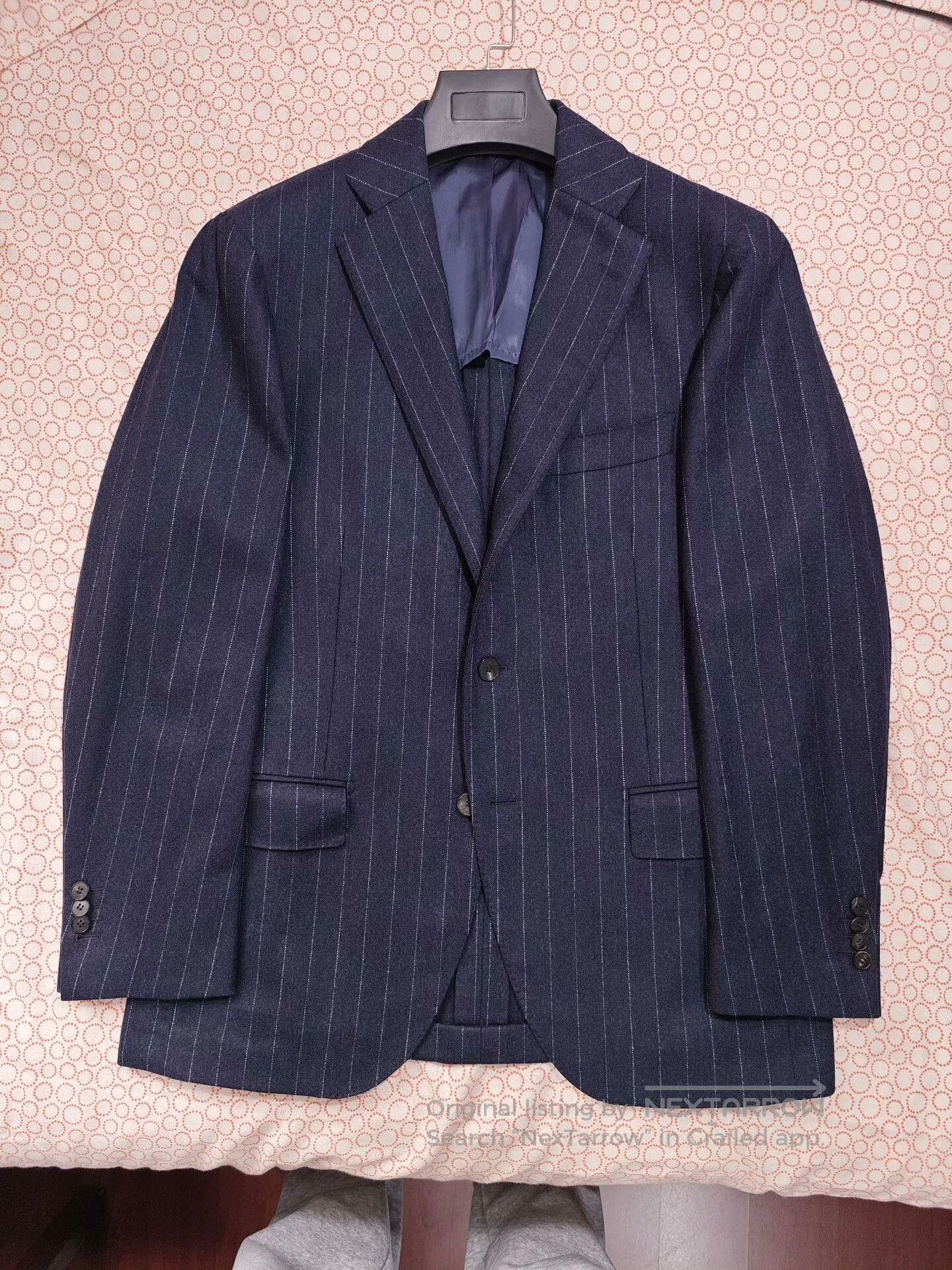 Ring Jacket Italian VBC Wool Blazer with Stripes. Size US M / EU 48-50 / 2 - 5 Thumbnail