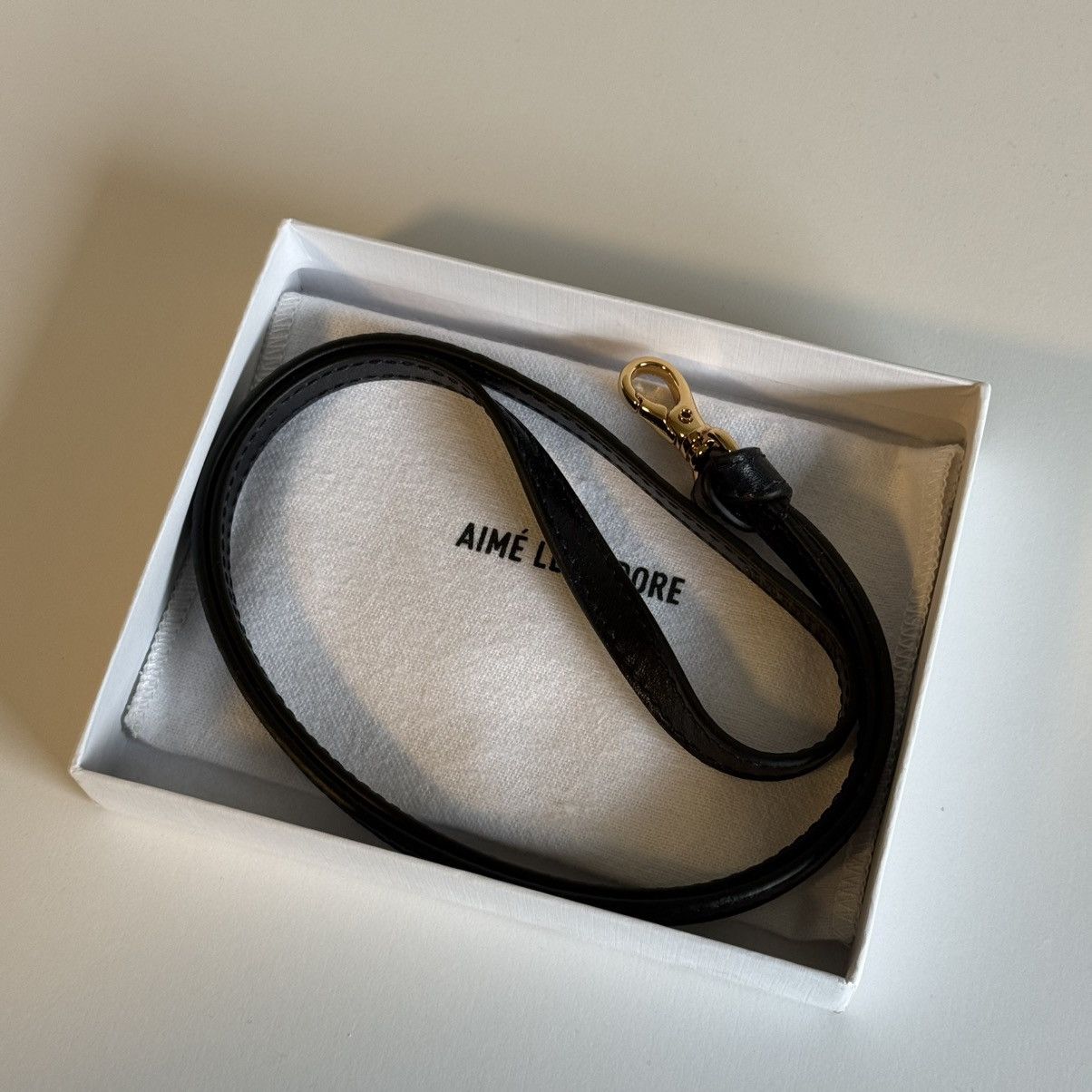 Aime Leon Dore Aime Leon Dore Debossed Logo Leather Card Holder Marine Size ONE SIZE - 6 Thumbnail