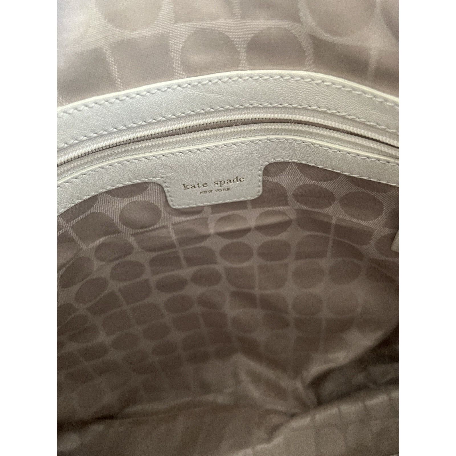 Kate Spade Kate Spade Hobo Tote Warm White ivory Leather B000490 Size ONE SIZE - 5 Thumbnail