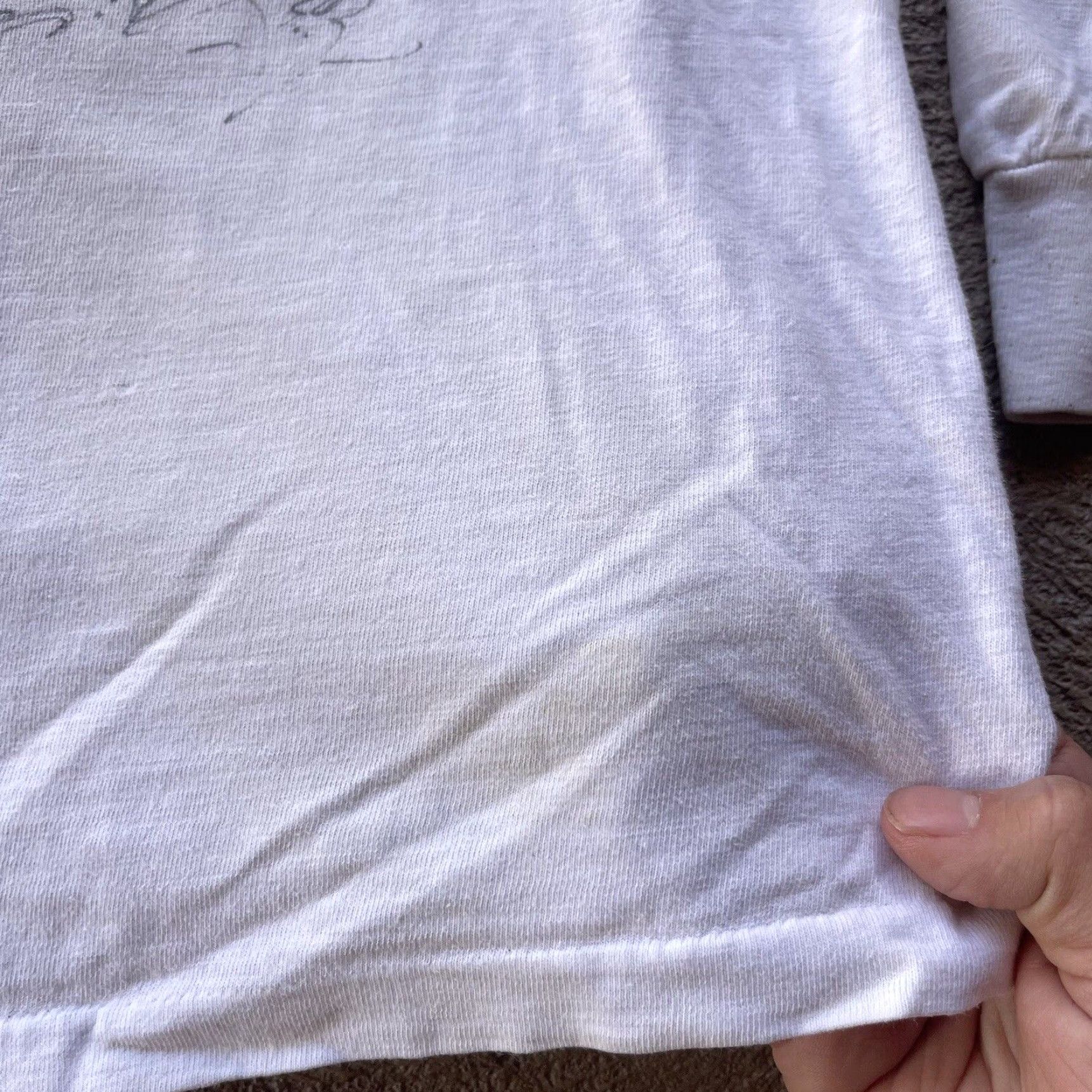 Hanes VINTAGE Grateful Dead Stanley Mouse Long Sleeve T-Shirt Mens XS White 80s Art Music Logo Size US XS / EU 42 / 0 - 7 Thumbnail