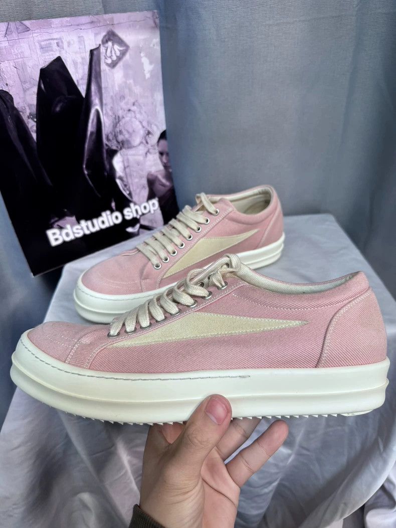Rick Owens Rick Owens 23ss limited edition cherry blossom pink canvas Size US 8.5 / EU 41-42 - 6 Thumbnail