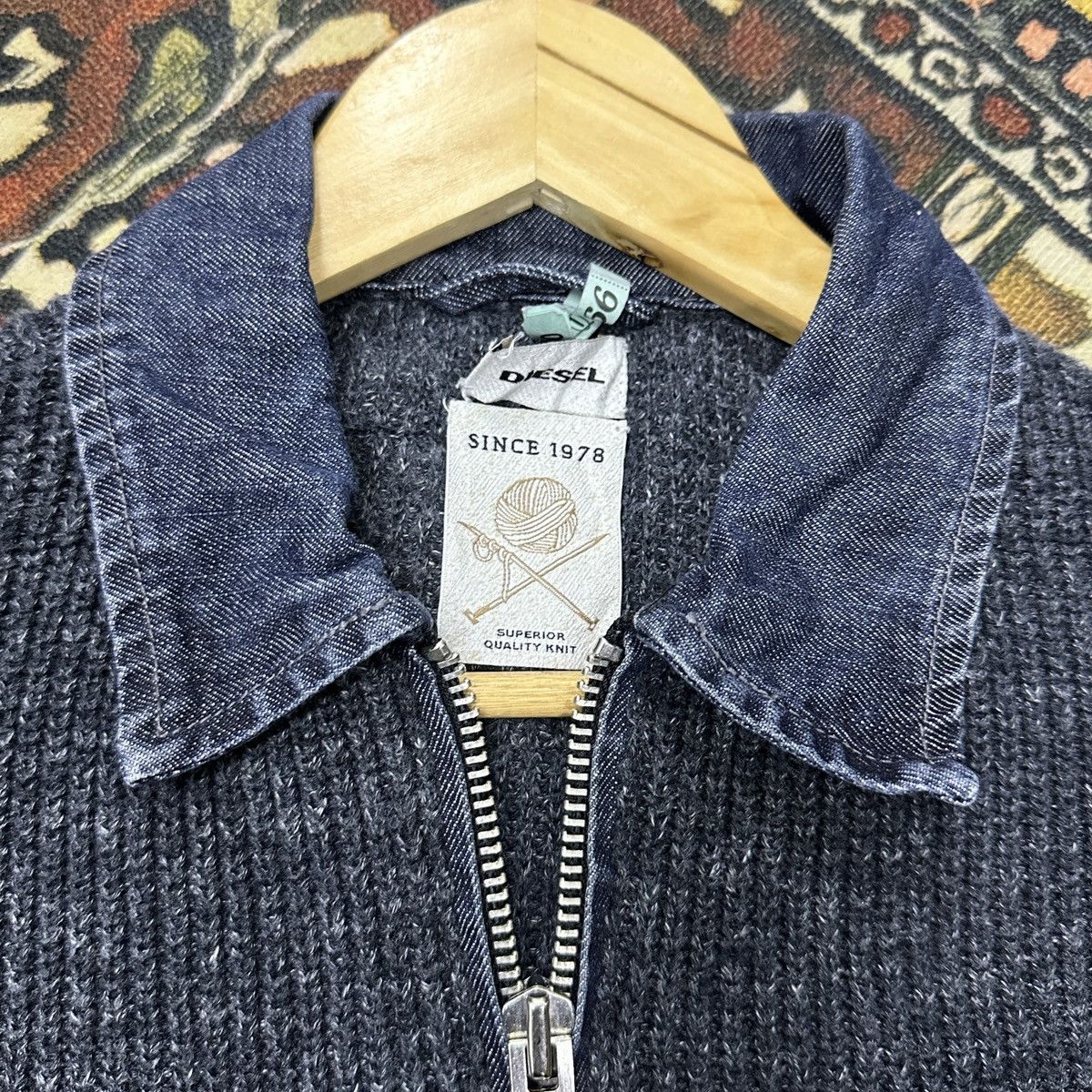 Diesel Rare🔥 Diesel Flying Cougar Knit Sweaters Size US S / EU 44-46 / 1 - 2 Thumbnail