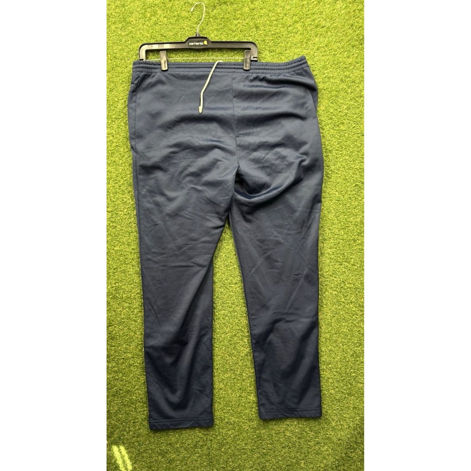 Adidas Nike? adidas-focused item: Adidas Vintage 80s Sweatpants Mens Large Blue Trefoil Logo Pleated Joggers Regular Size US 33 - 2 Thumbnail
