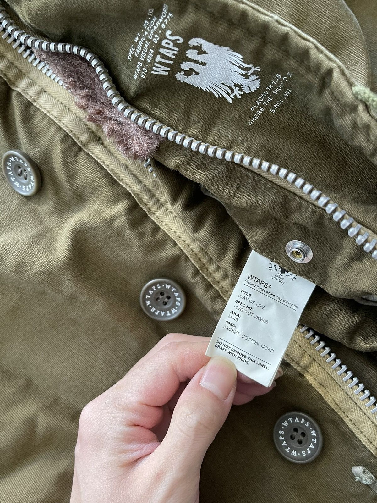 Wtaps Wtaps 11AW M-43 Jacket Size US M / EU 48-50 / 2 - 4 Thumbnail