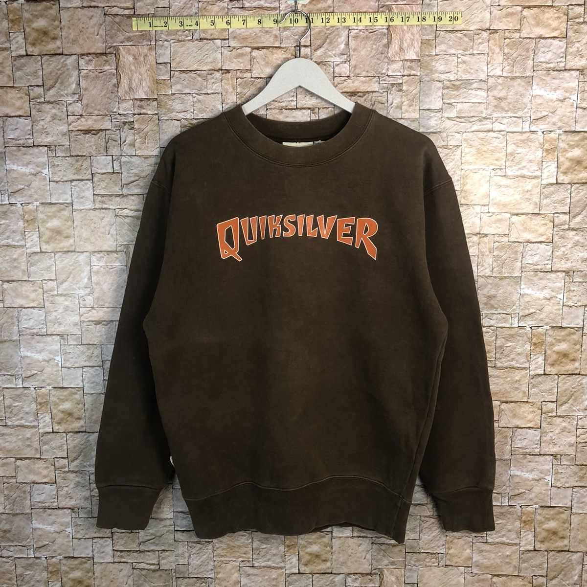 Quiksilver Quick Silver Brown Sweatshirt #A188 Size US M / EU 48-50 / 2 - 1 Thumbnail