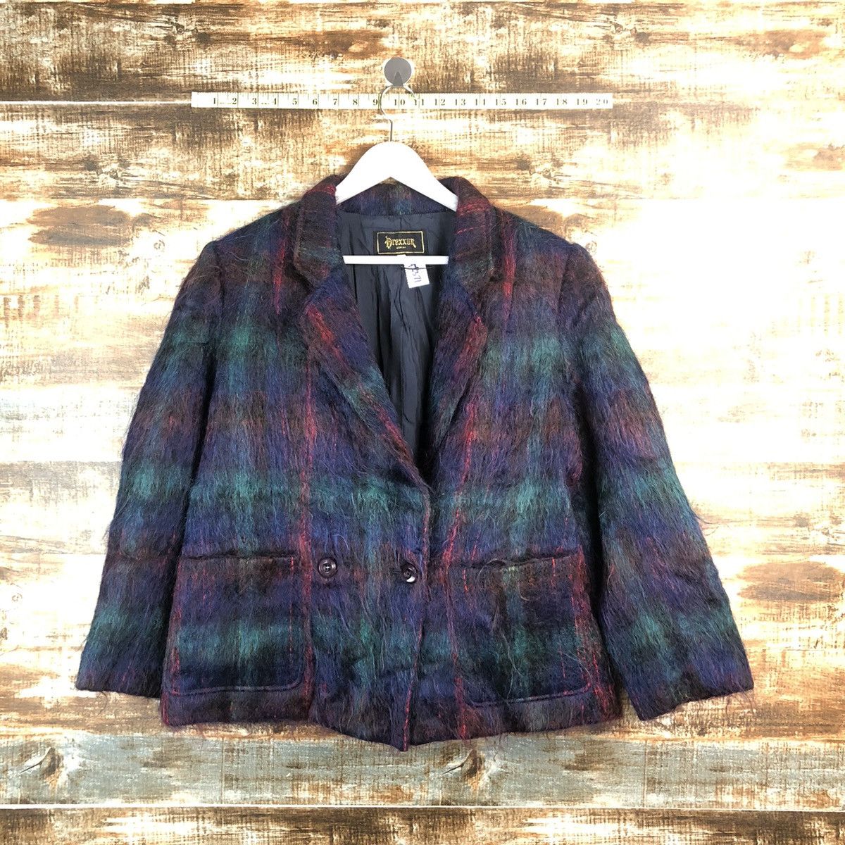 Japanese Brand Drexxon Mohair Wool Blazzer jacket #A2371 Size US M / EU 48-50 / 2 - 1 Thumbnail