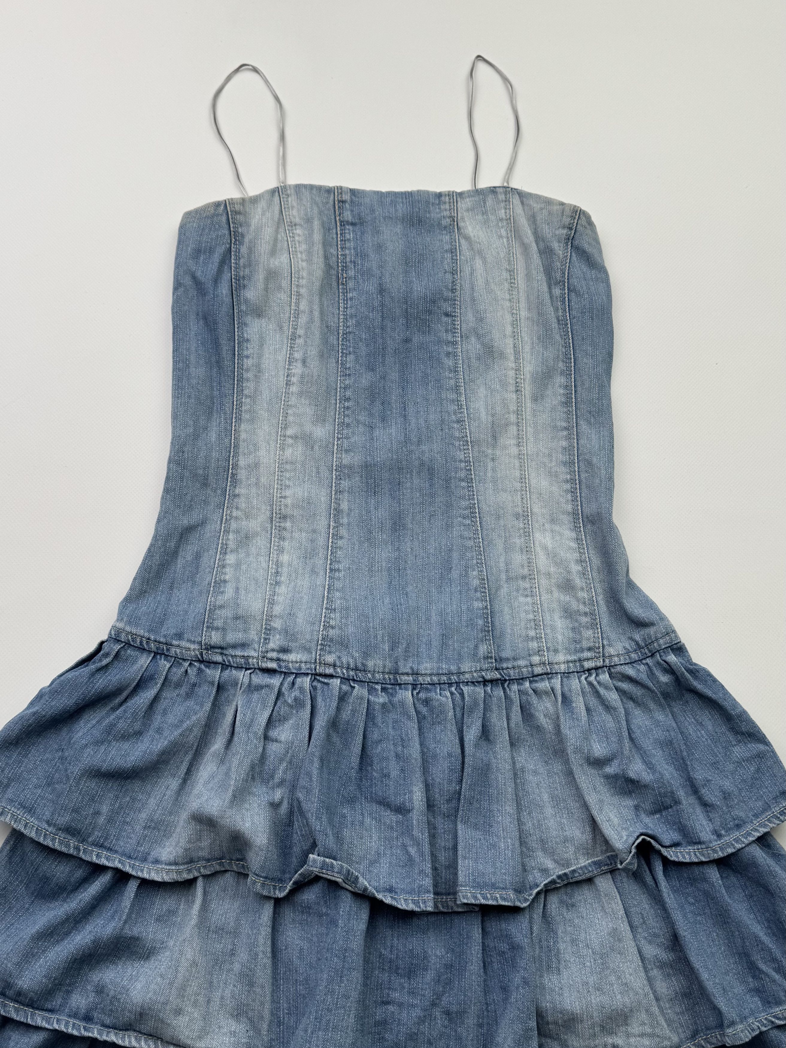 Vintage Vintage Mini Dress B552(V424)E2 Size S / US 4 / IT 40 - 2 Thumbnail