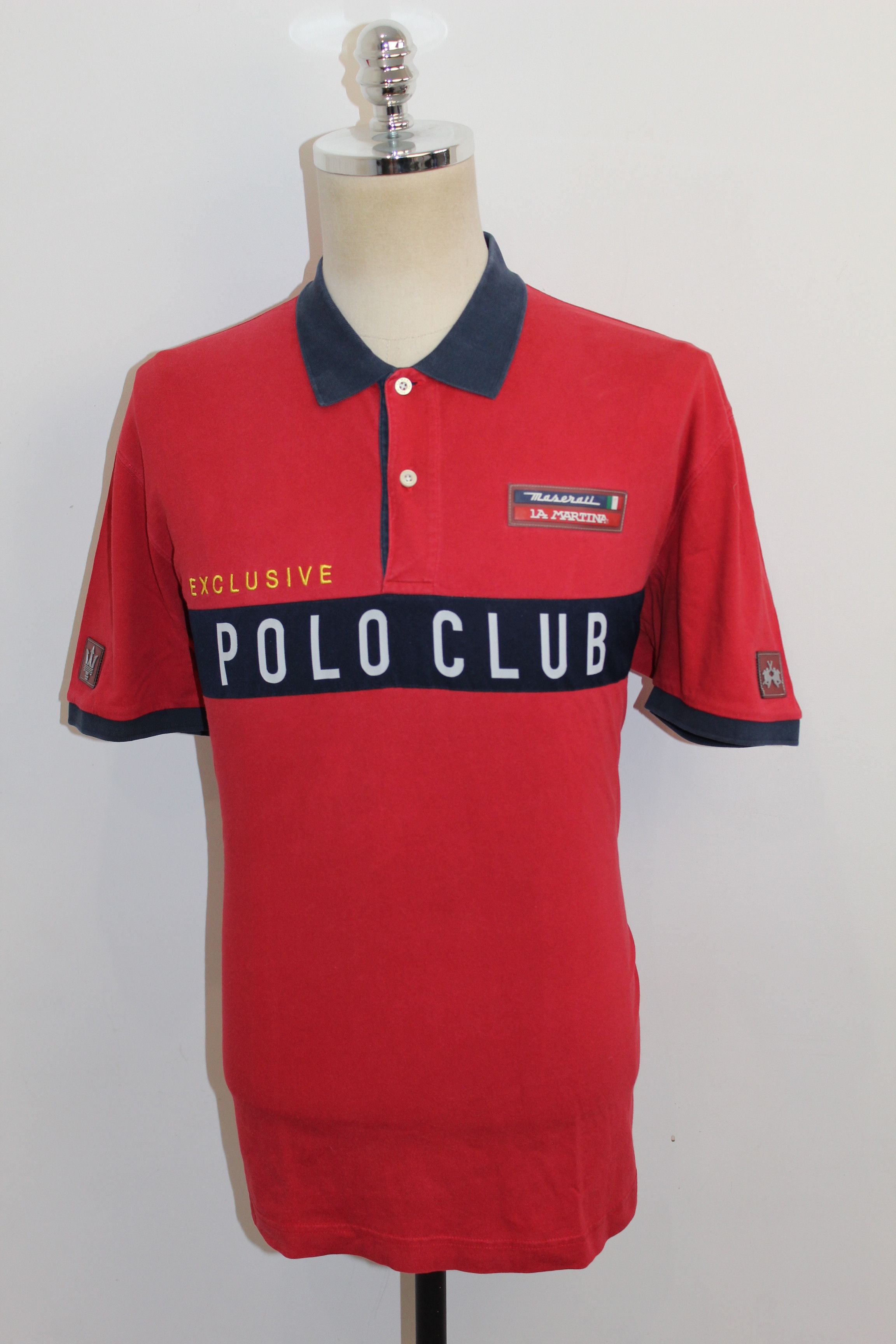 La Martina Men's La Martina Mazerati Red Polo Shirt Size 2XL Size US XXL / EU 58 / 5 - 3 Thumbnail