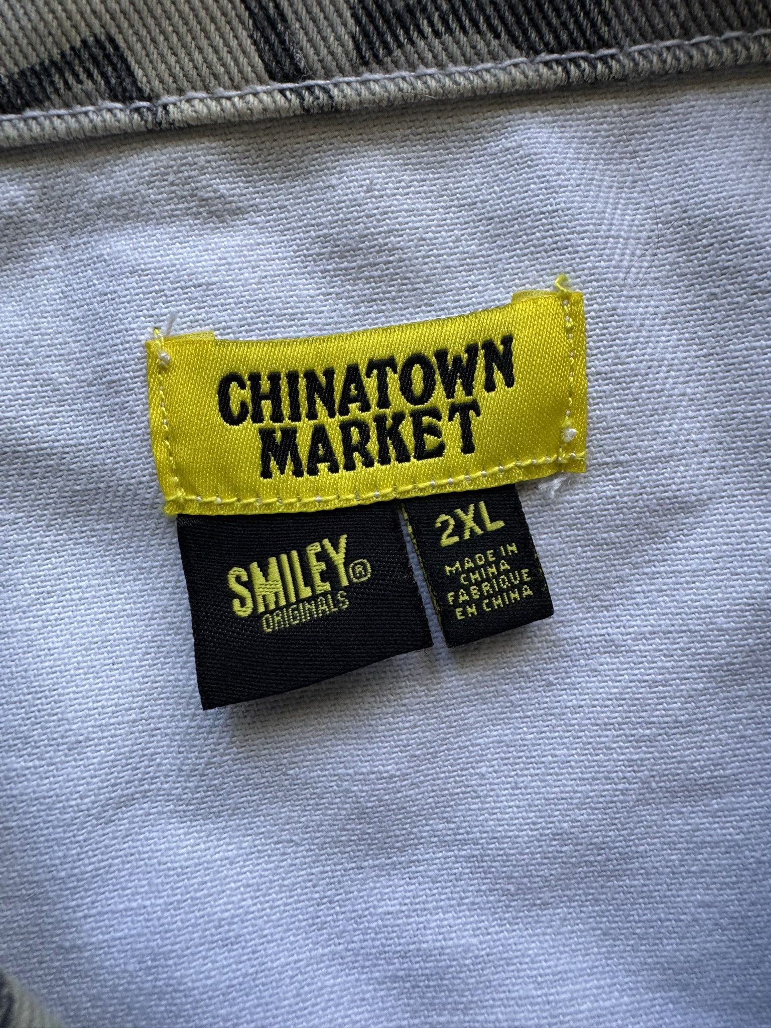 Market SMILEY© Speech Bubble Denim Jacket Size US XXL / EU 58 / 5 - 6 Thumbnail