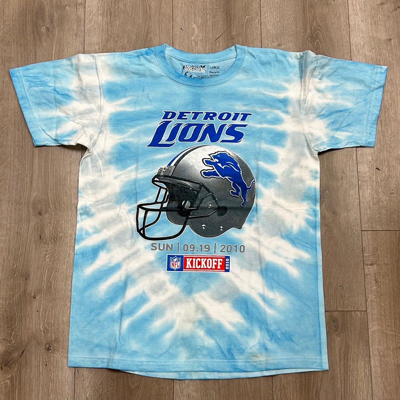 NFL 2010 Detroit Tigers Hurley NFL Kickoff Tie Dye Tee Large L Size US L / EU 52-54 / 3 - 1 Thumbnail