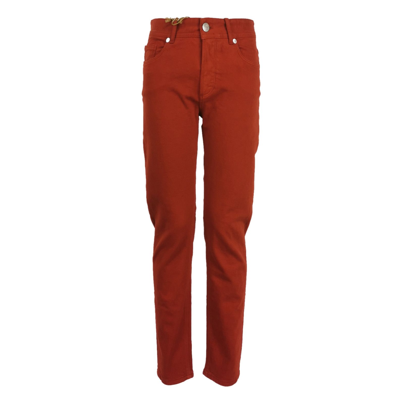 Loro Piana Loro Piana Red Cotton Pants Size 38 Size 26" / US 2 / IT 38 - 1 Thumbnail