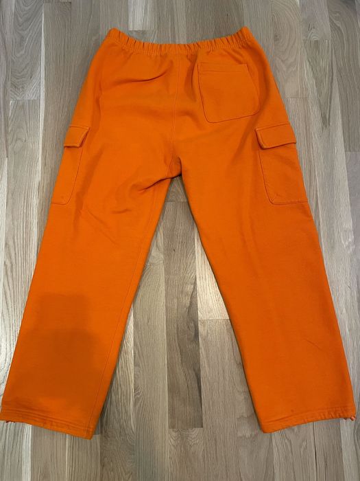 Supreme Supreme Small Box Cargo Sweatpants - Orange - Size Large