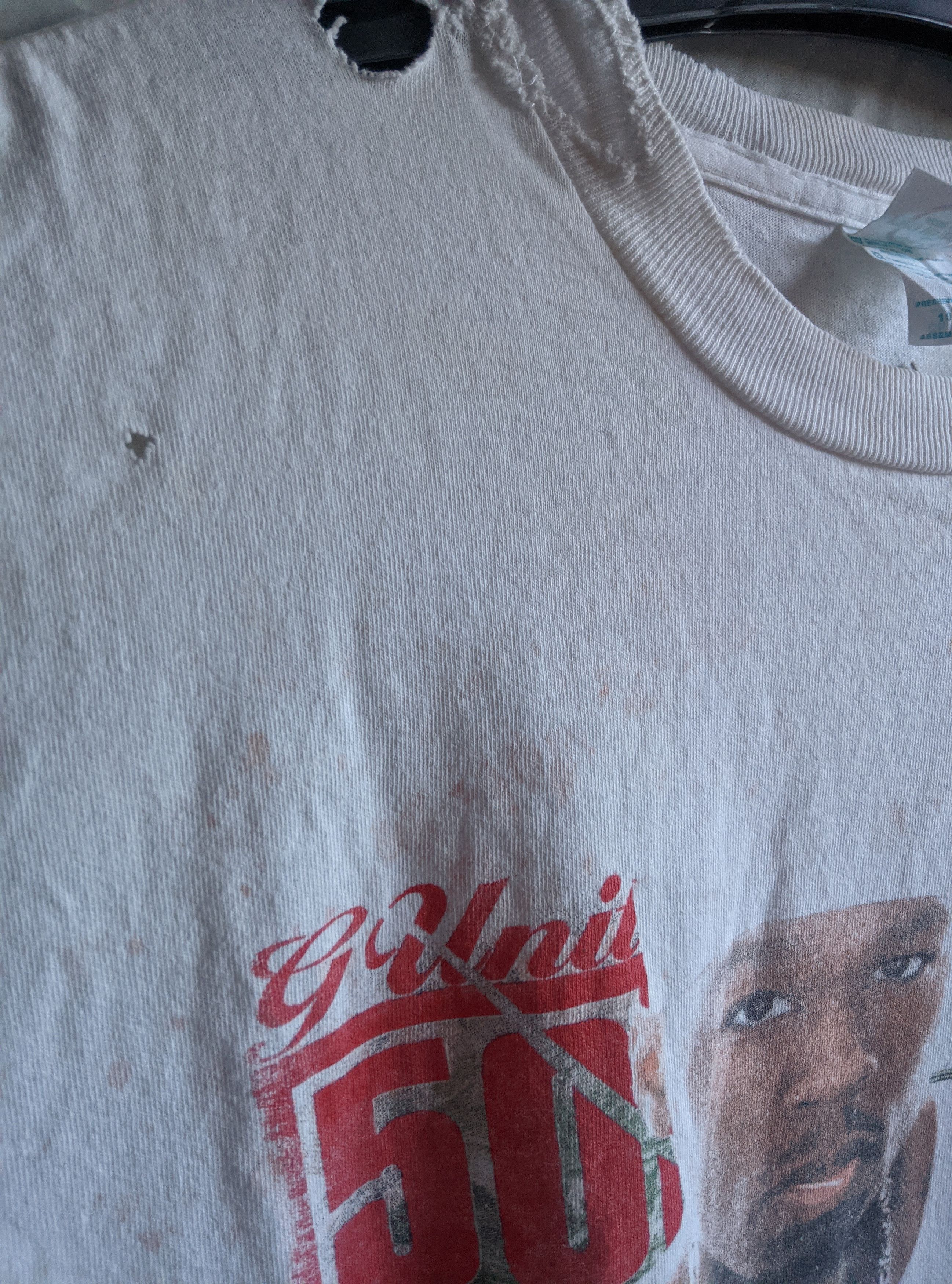 Rap Tees Vintage 2003 thrashed jayz 50cent raptee distressed ERD Size US L / EU 52-54 / 3 - 16 Thumbnail