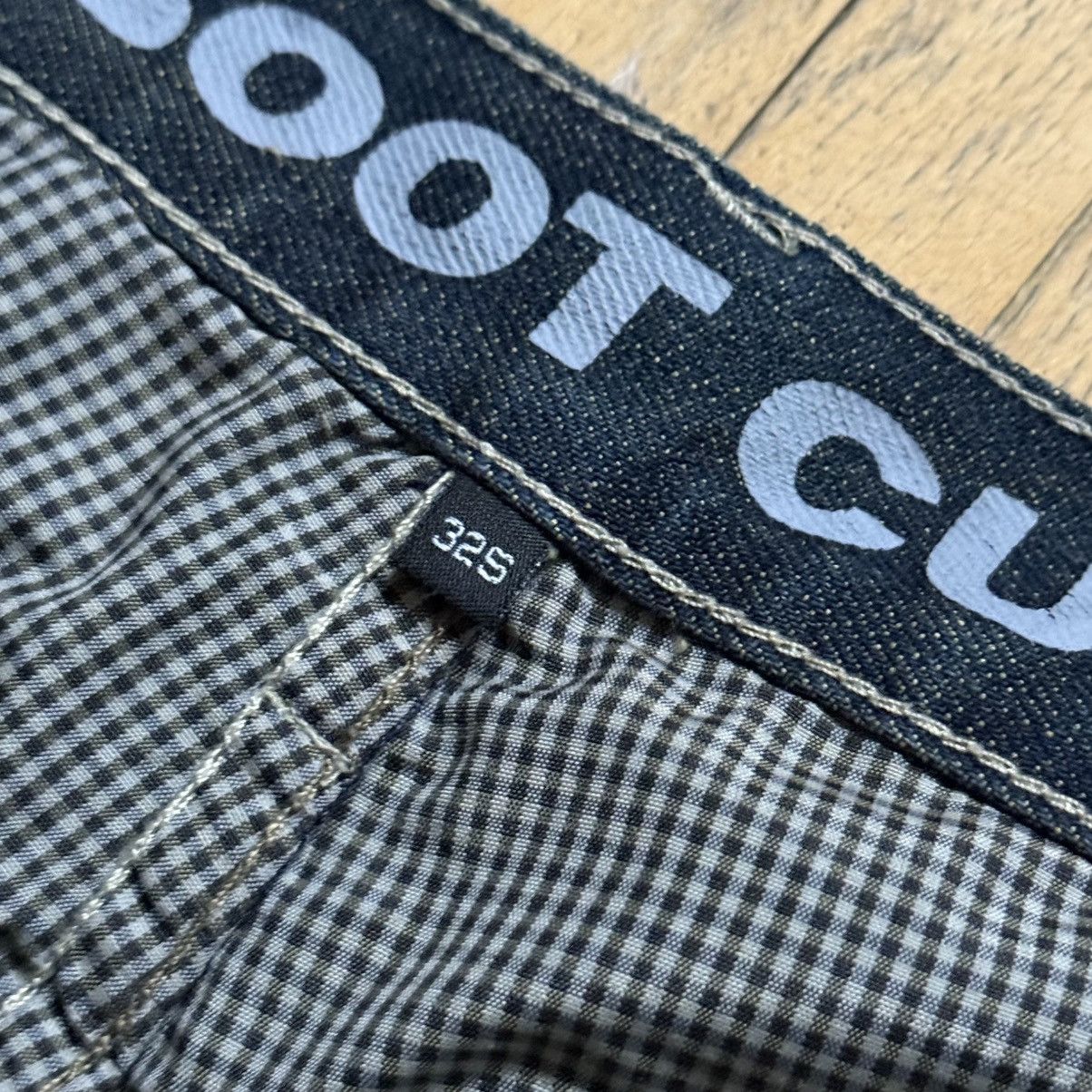 If Six Was Nine 📌 Vintage Red Herring Y2K Distressed Bootcut Washed LGB Jean Size US 32 / EU 48 - 11 Thumbnail