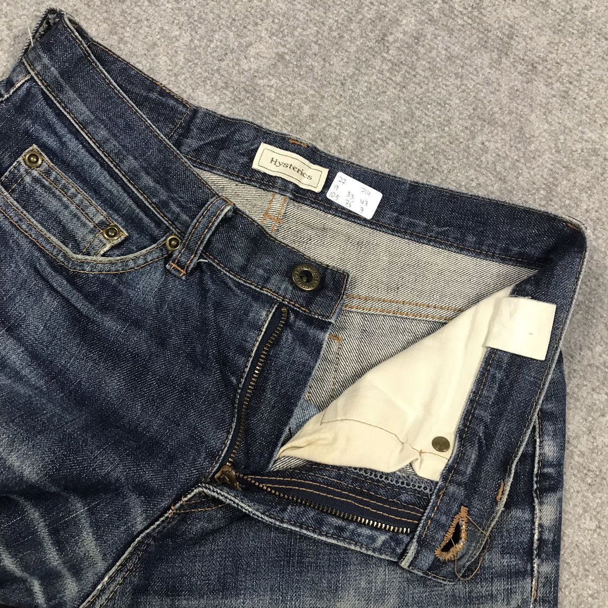 Hysteric Glamour × Japanese Brand HYSTERIC GLAMOUR DENIM DISTRESSED SKINNY JEANS PANT Size US 27 - 23 Thumbnail