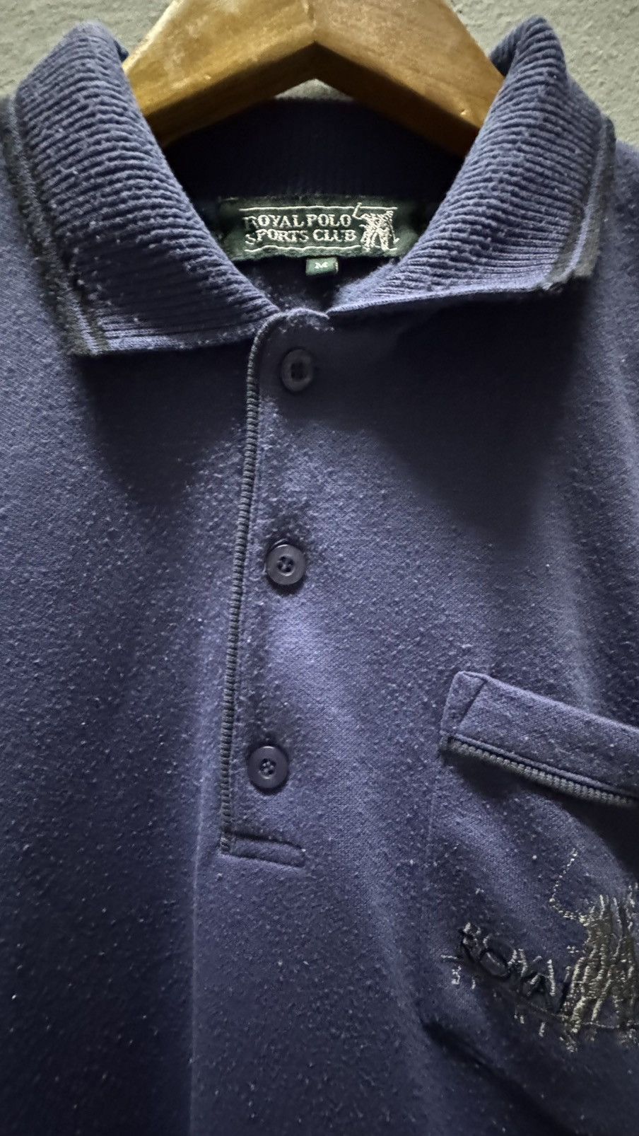 Japanese Brand × Vintage Sweatshirt Royal Polo Sport Club Size US M / EU 48-50 / 2 - 6 Thumbnail