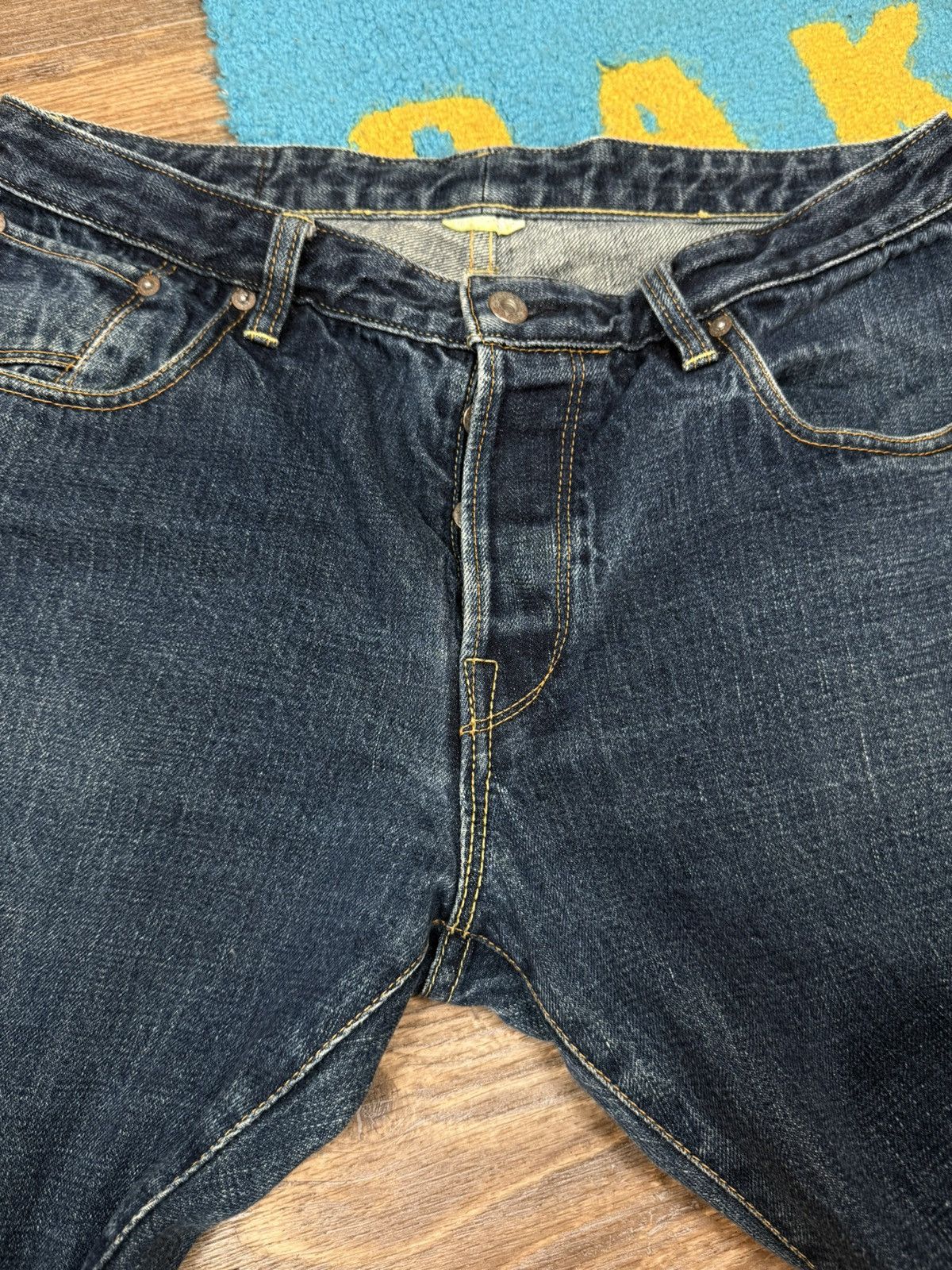 Garbstore Mens Garbstore Indigo Farm Japanese Blue Denim Selvedge Pant Size US 36 / EU 52 - 7 Thumbnail